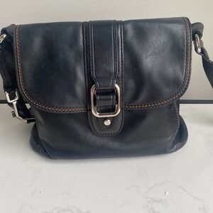 FOSSIL, Claudia, Brown Leather Crossbody shoulder bag 2722